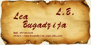 Lea Bugadžija vizit kartica